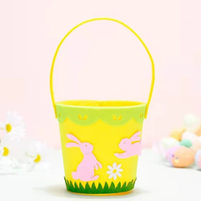 Easter and Thanksgiving 3 Wholesale Custom Felt Easter Party Decor Children's Egg Pack Rabbit Barrel Happy Easter Supplies