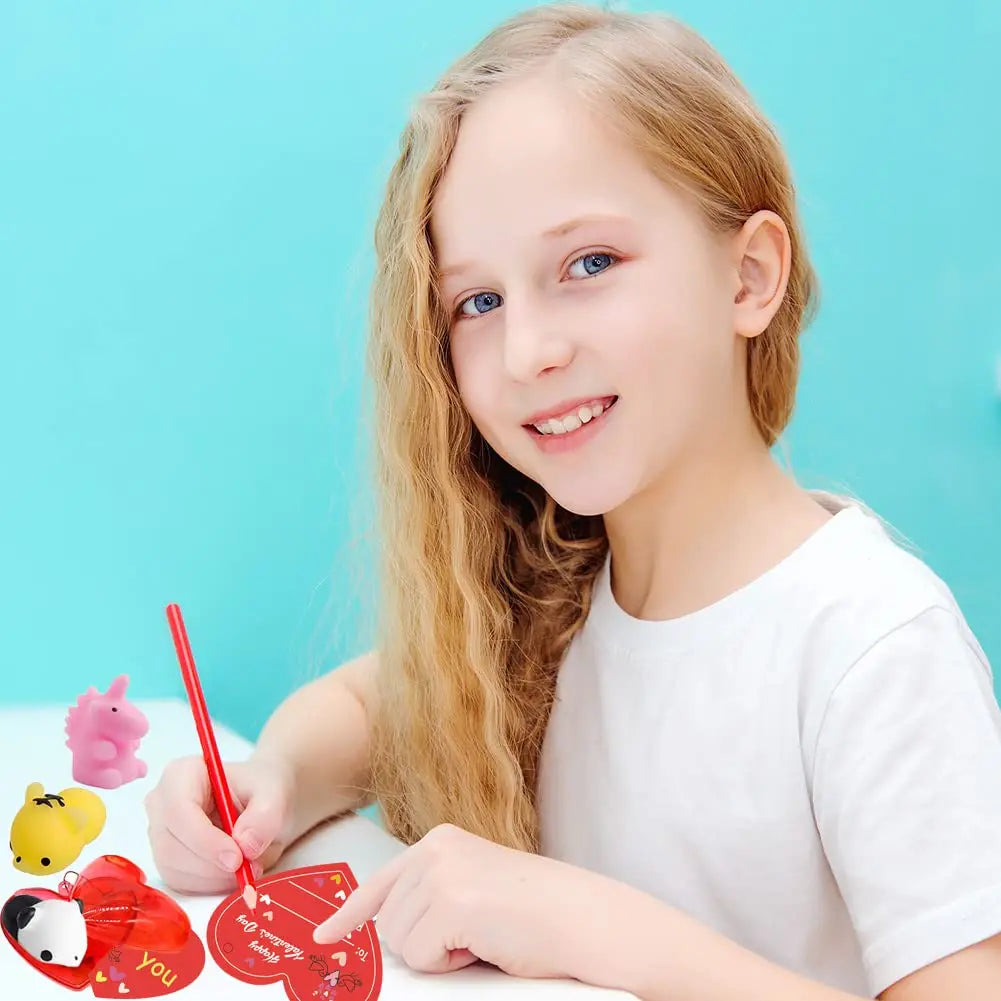 Wedding Party 0 28 Pieces Mochsquist Children's Toys Full of Card Hearts Prefer Children's Exchange Gifts