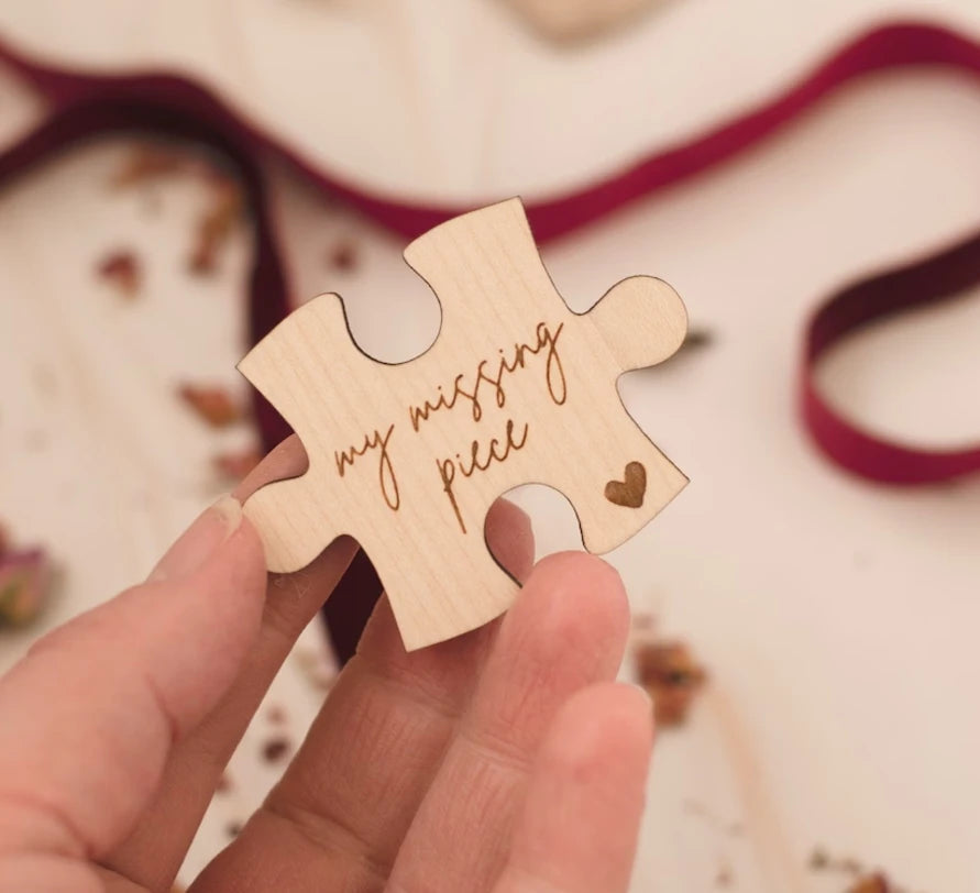 Wedding Party 0 Personalized Puzzle Wooden Label Mother's Day Gift Romantic Love Gift Souvenir Wooden Puzzle
