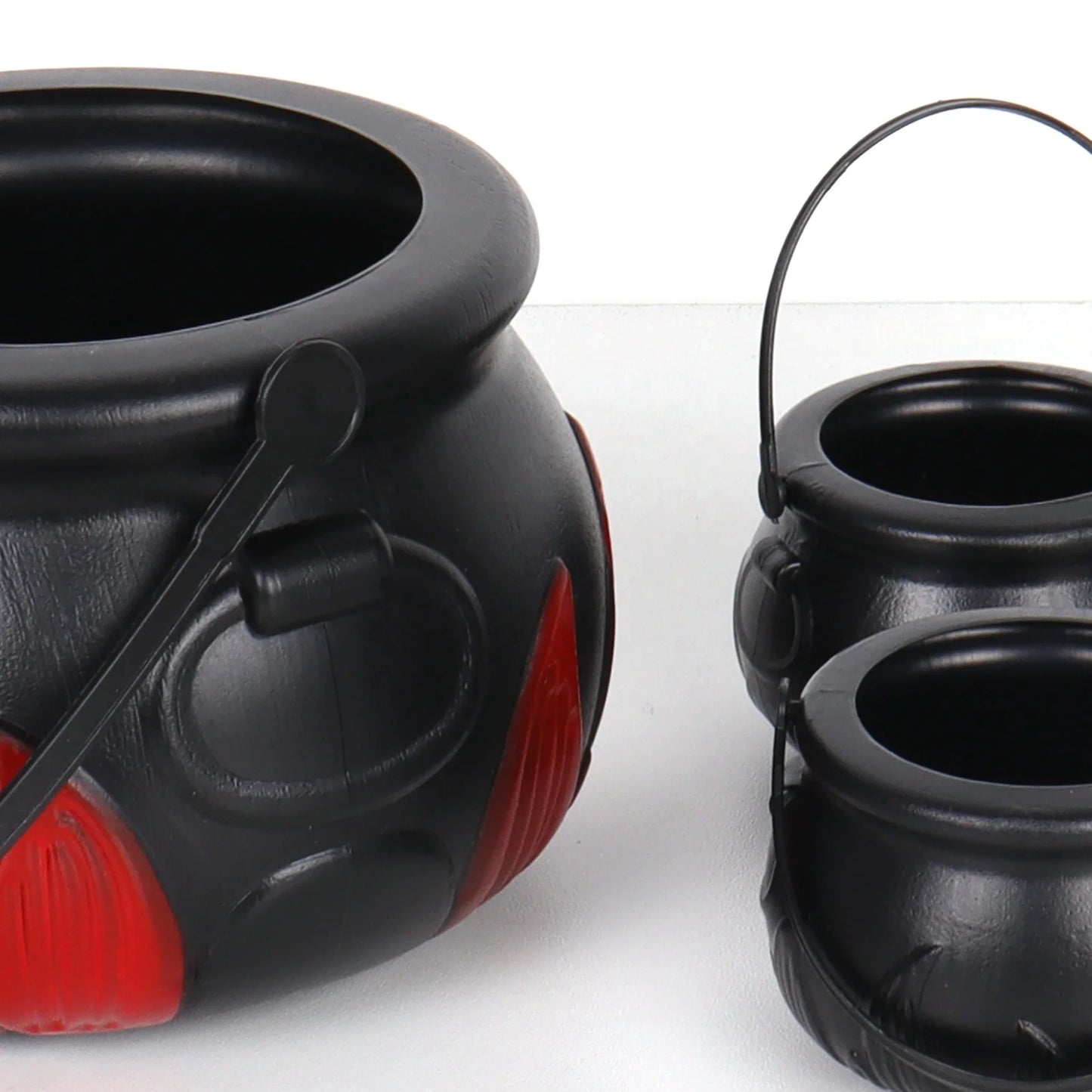 Halloween & Death Day Hot Sale Plastic Sugar Bucket Wholesale Party Halloween Novelty Children's Plastic Witch Pot Toy Set