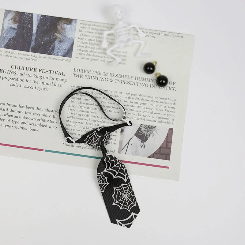 Halloween & Day of the Dead Pet Costume Halloween Puppy Neck Tie Spider Pumpkin Ghost Element Decorative Scarf Costume Accessories Pet Dog Cat Tie