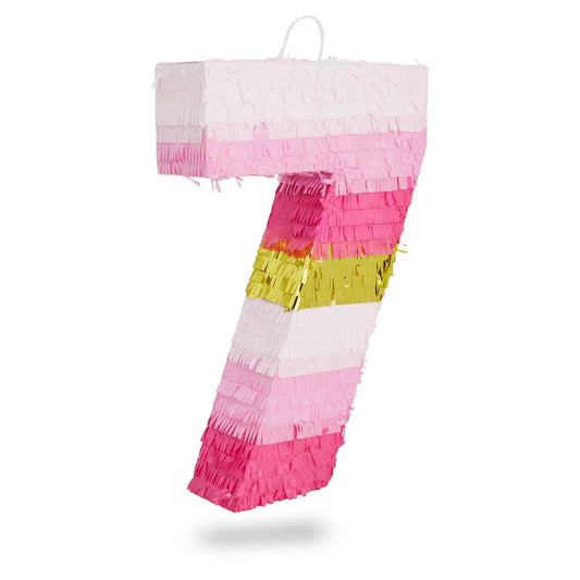 Birthday Party 2 First Pinata High Light Pink White and Gold First Birthday Princess Theme Pink and Gold Leaf Number 18