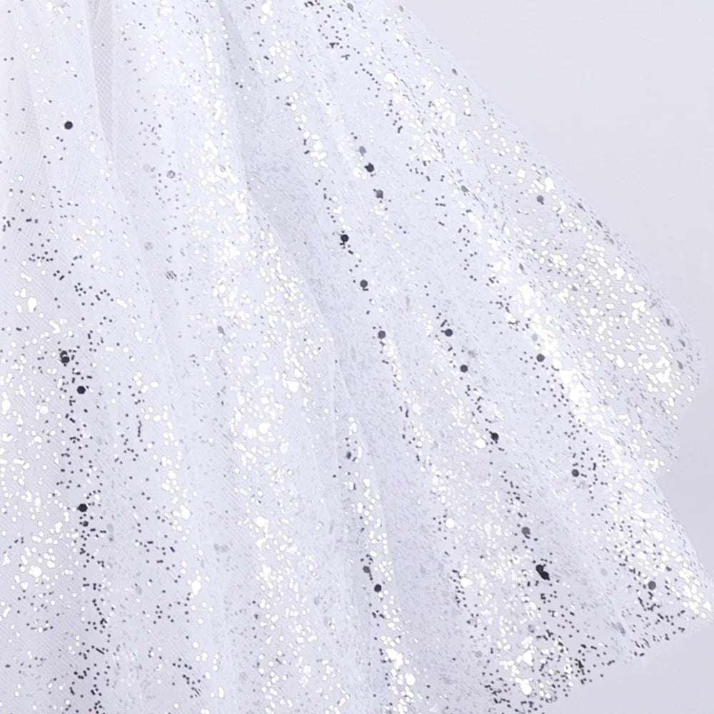 Halloween & Day of the Dead Baby Girl Angel Costume White Angel Cosplay Skirt Set Angel Makeup