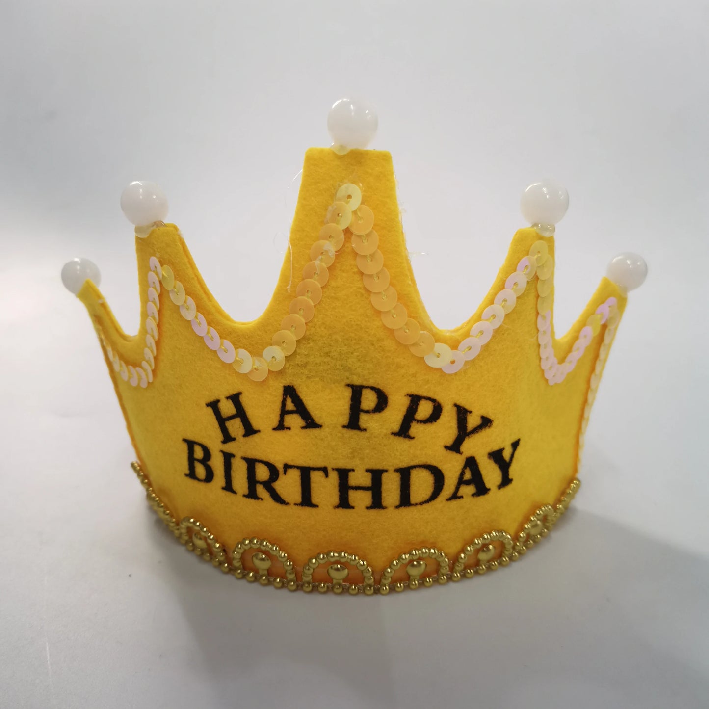 Birthday Party 2 Accessories LED Flash Headwear Headband Kids Princess Crown Headband Clothing LED Happy Birthday Headwear