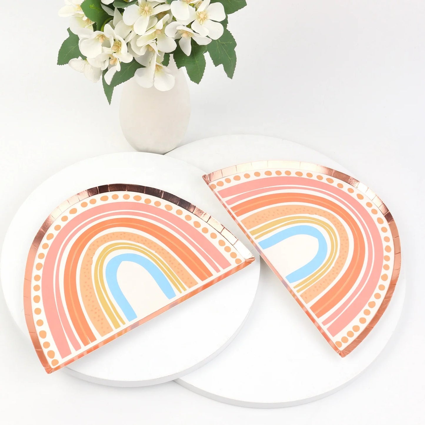 Birthday Party 2 Bohemian Rainbow Birthday Party Decorations Supplies 12 Guests Bohemian Rainbow Paper Plate
