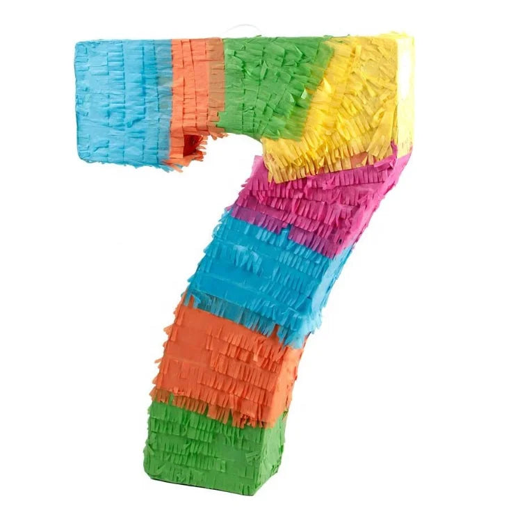 Birthday Party 2 Factory Party Piñata Number Set Number 0-9 Children's Birthday Party Decoration Birthday Number Piñata
