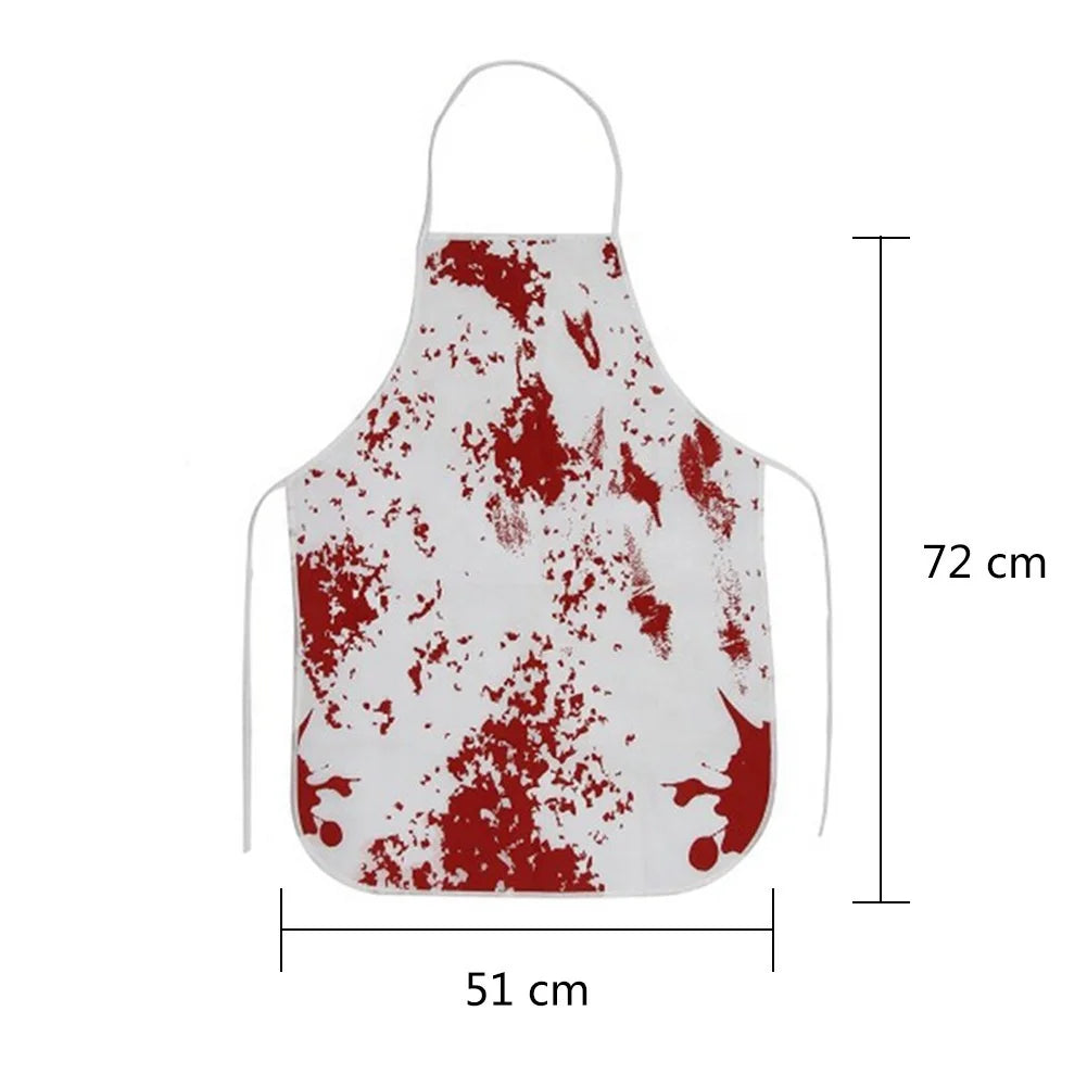 Halloween & Day of the Dead Bloody Butcher Costume Halloween Decoration Dress Up Butcher Blood Apron