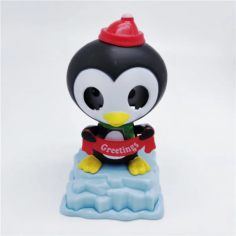 2020 new arrivals creative solar swing doll shaking head Christmas gift car ornament Christmas gift