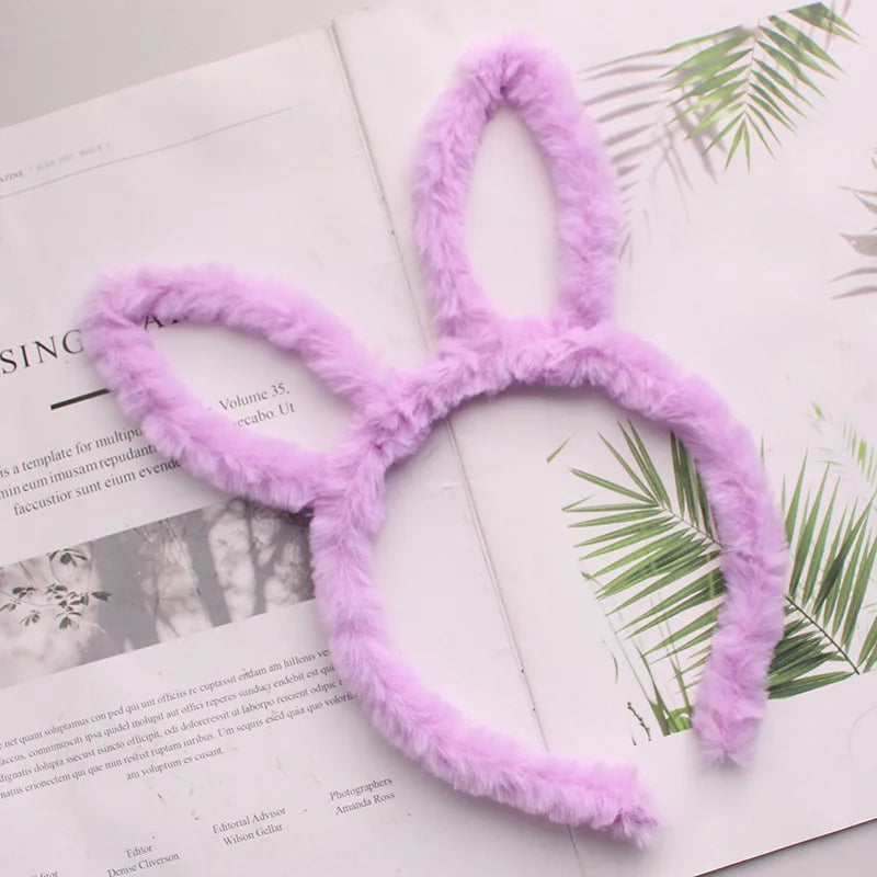 Easter and Thanksgiving 3 Cute Easter Bunny Ears Headband Bunny Cosplay Costume Accessories Easter Party Loves Soft Plush Bunny Ears Headband