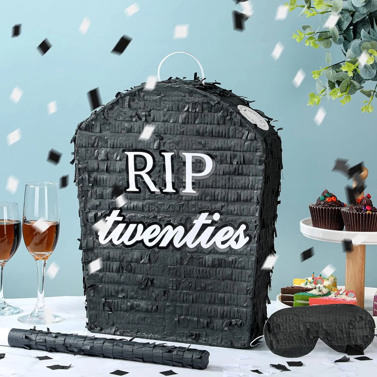 Birthday Party 2 Adults 30th Birthday Anniversary Party Supplies Decorative Props Rip Twenties Piñata Funeral Piñata