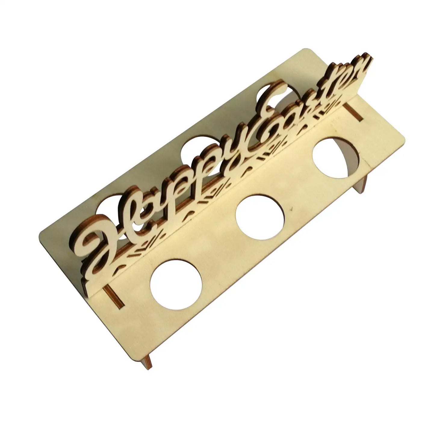 Easter and Thanksgiving 3 Egg Holders Household Egg Holders Easter Accessories Holiday Holders Easter Holiday Supplies Decorative Wooden Egg Holders