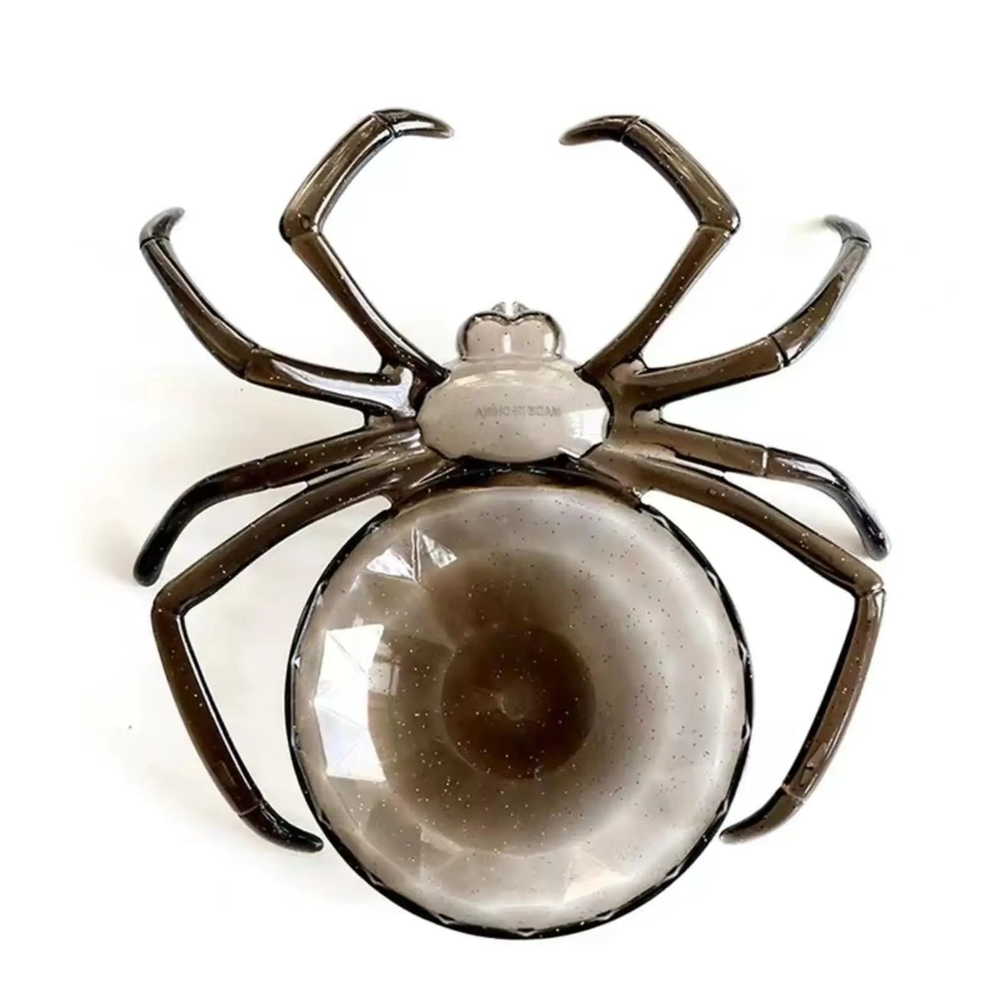 Bandeja de frutas de Halloween e Dia dos Mortos de 24*23 cm, aranha assustadora, bandeja de doces de plástico para decoração de mesa de festa de Halloween, recipientes de armazenamento de Halloween