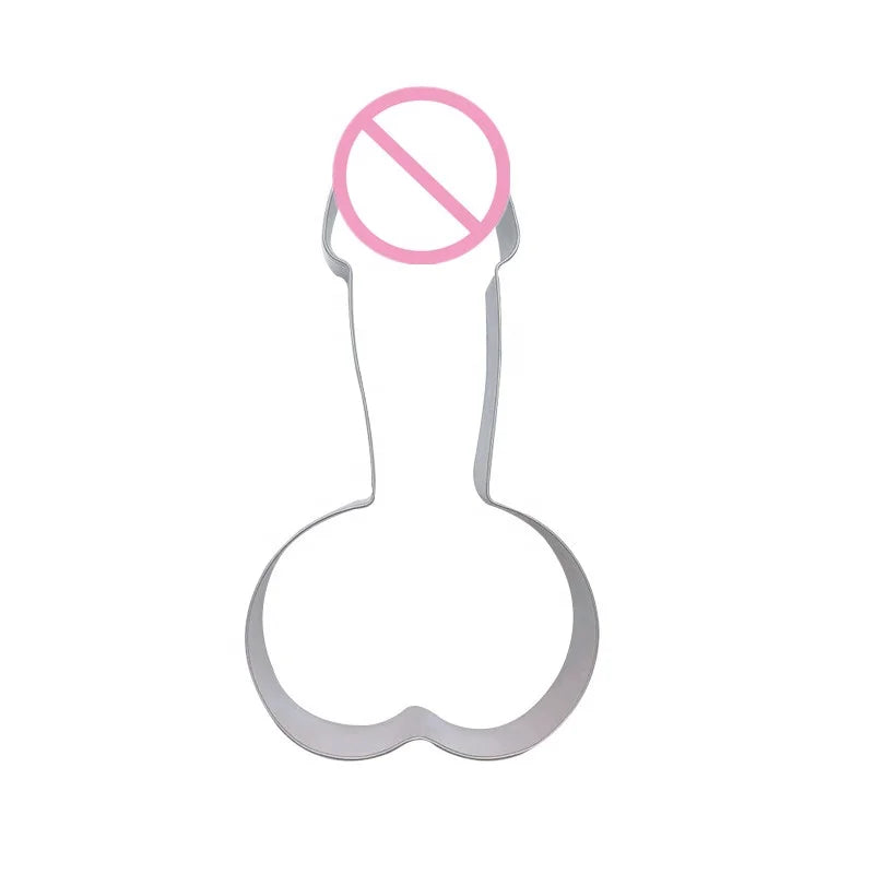 Bachelorette 1 Bachlorette Party Supplies pecker cookie cutter adult hen night penis shape cake mold