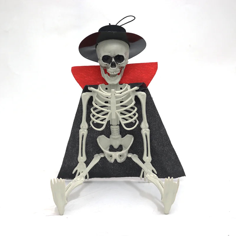 Halloween & Day of the Dead Halloween Decorative Props Scary Hanging Full Body Skeletons Halloween Party Plastic Crafts
