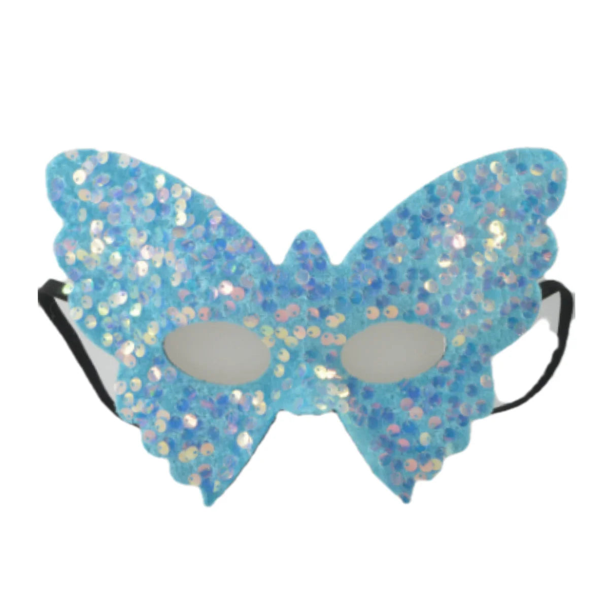 Wholesale Holiday Party Masquerade Ball Mask Butterfly Sequins Shiny Eye Mask Cosplay Fairy Cloth Props