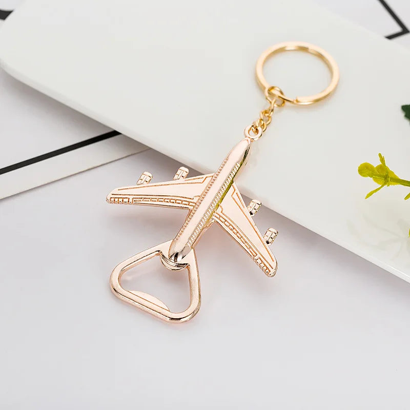 Birthday Party 2 Creative Wedding Supplies Airplane Keychain Beer Bottle Opener Vintage Bottle Opener Keychain Beer Bottle Opener