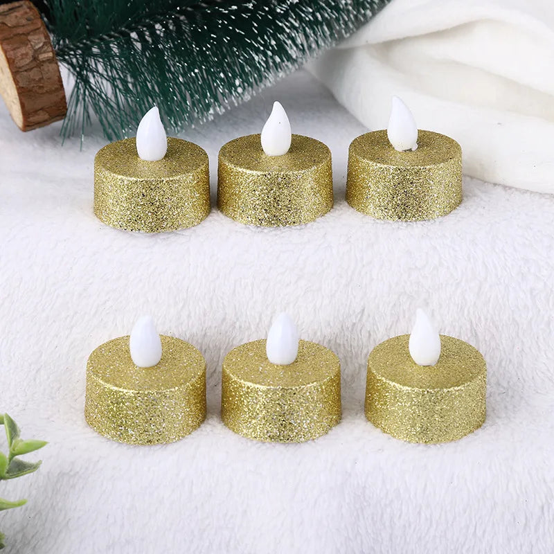 Flashing Battery Powered Candle Light Emitting Diode Tea Light Flameless Candle Flashing Fake Tea Light Party Decorative Light