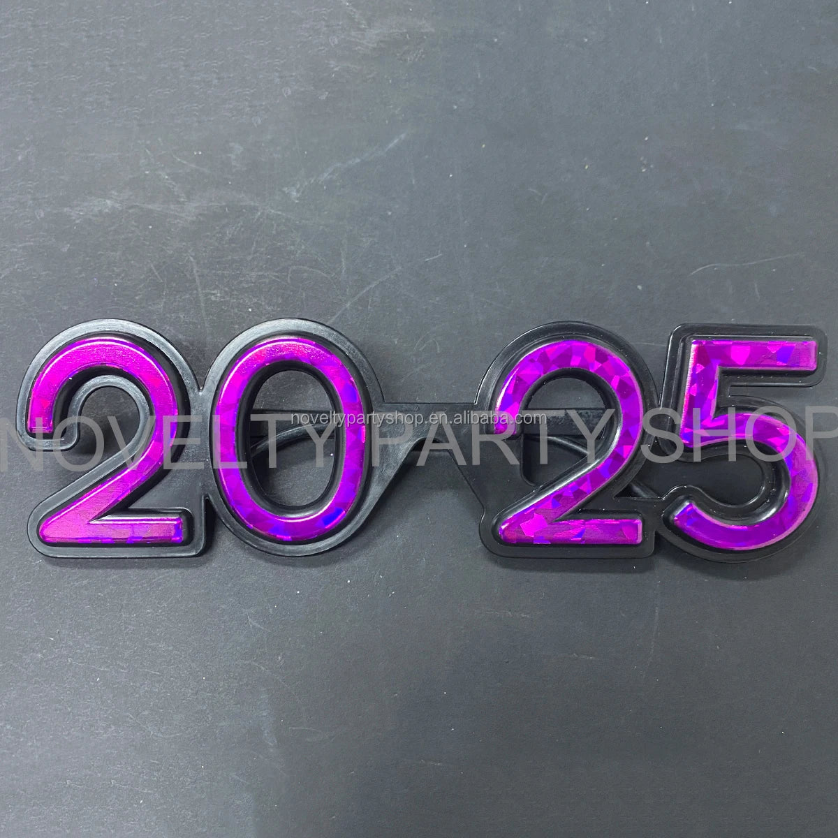 New Year's Eve party accessories funny glasses 4 pairs of New Year's glasses, the delivery will automatically adjust the latest number of years