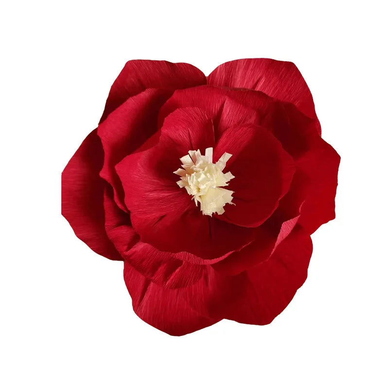 1 Wedding party, party background paper flower decoration supplies large peony leaf tape DIY hanging paper flower ball