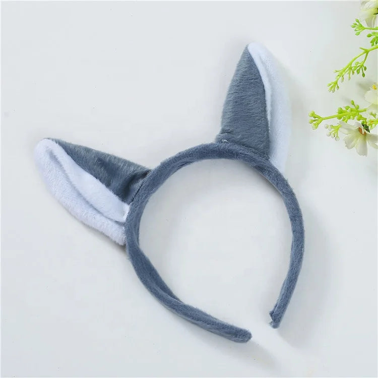 Easter and Thanksgiving 3 Animal Plush Headband Headband Cosplay Hair Accessories Cat Ear Headband Plush Leopard Headband