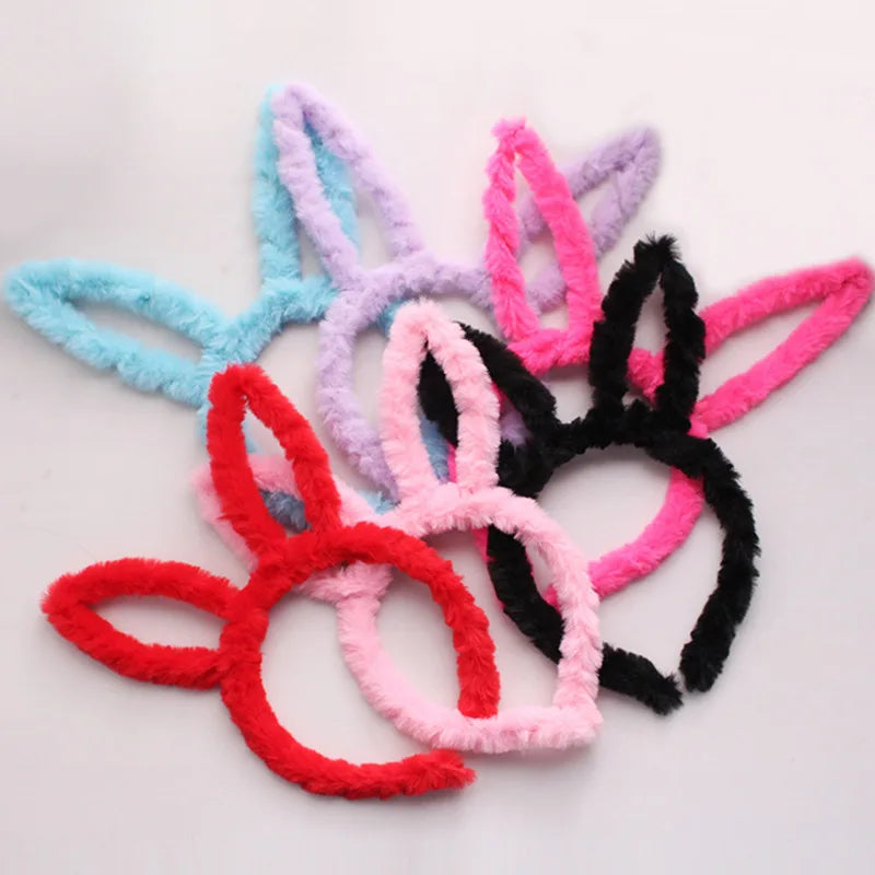 Easter and Thanksgiving 3 Cute Easter Bunny Ears Headband Bunny Cosplay Costume Accessories Easter Party Loves Soft Plush Bunny Ears Headband