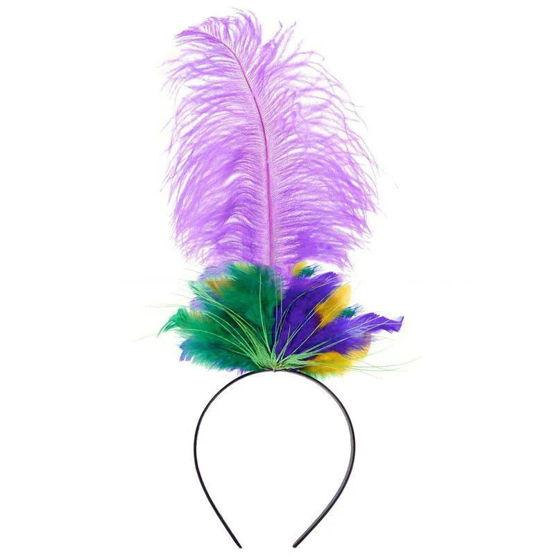 Carnaval Carnival Mini Clown Headband Adult Clown Hat Pompom Festival Props Headgear Carnival Green Yellow Purple Clown Headband