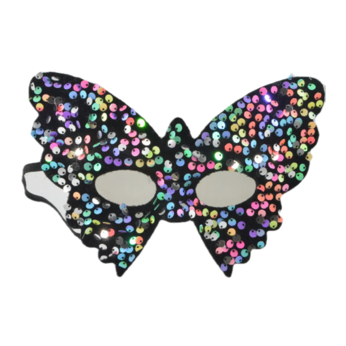 Wholesale Holiday Party Masquerade Ball Mask Butterfly Sequins Shiny Eye Mask Cosplay Fairy Cloth Props