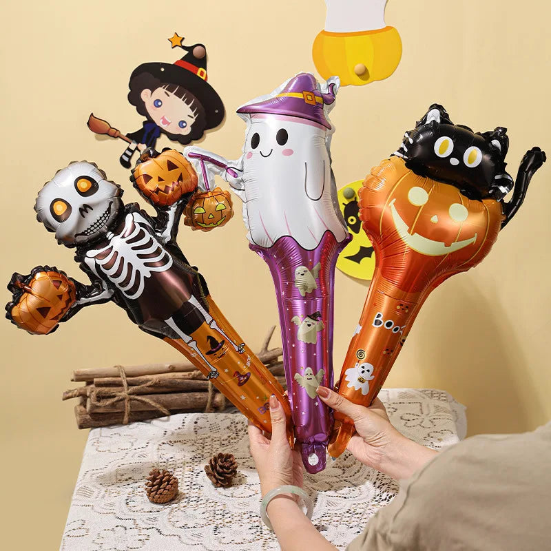 Wrist and headband ghost pumpkin balloon halloween decoration party foil balloon