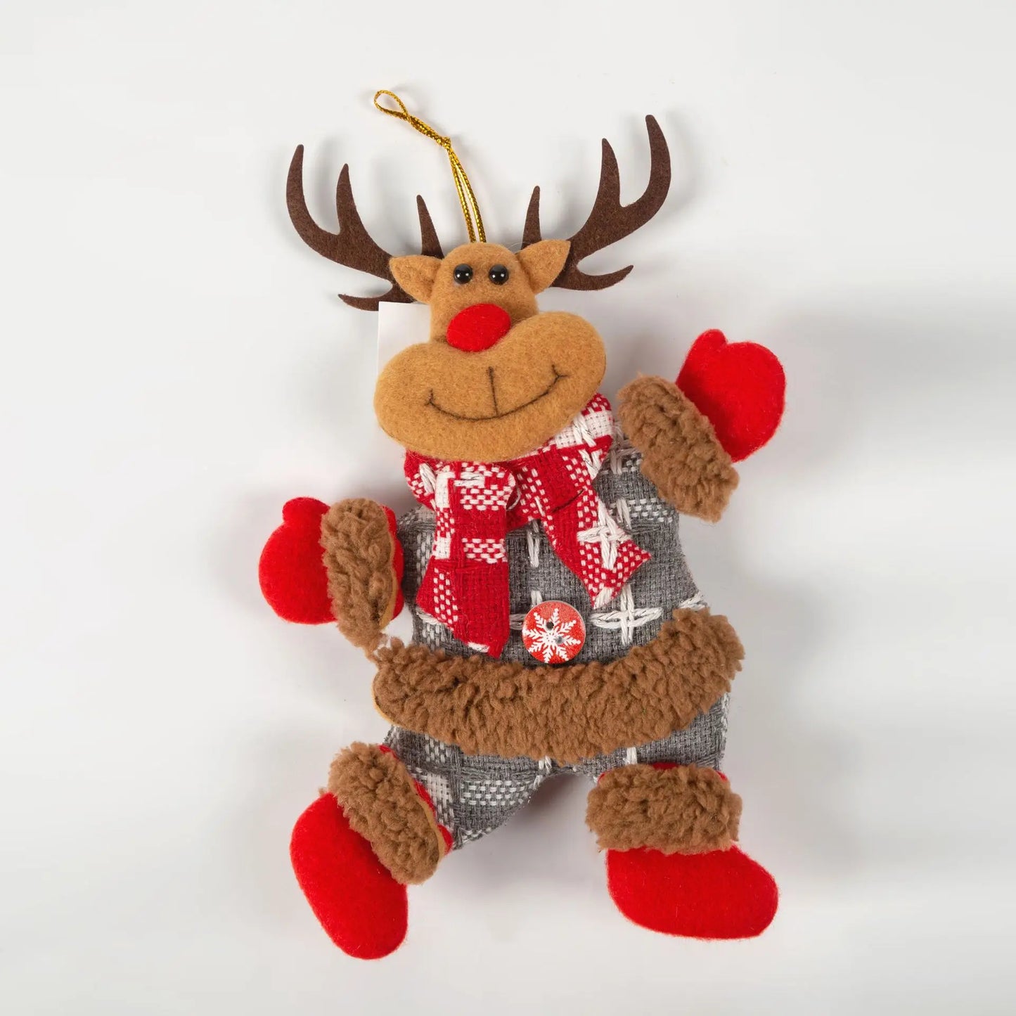 Christmas decoration eight dancing Christmas doll snowman deer bear rag doll Christmas pendant