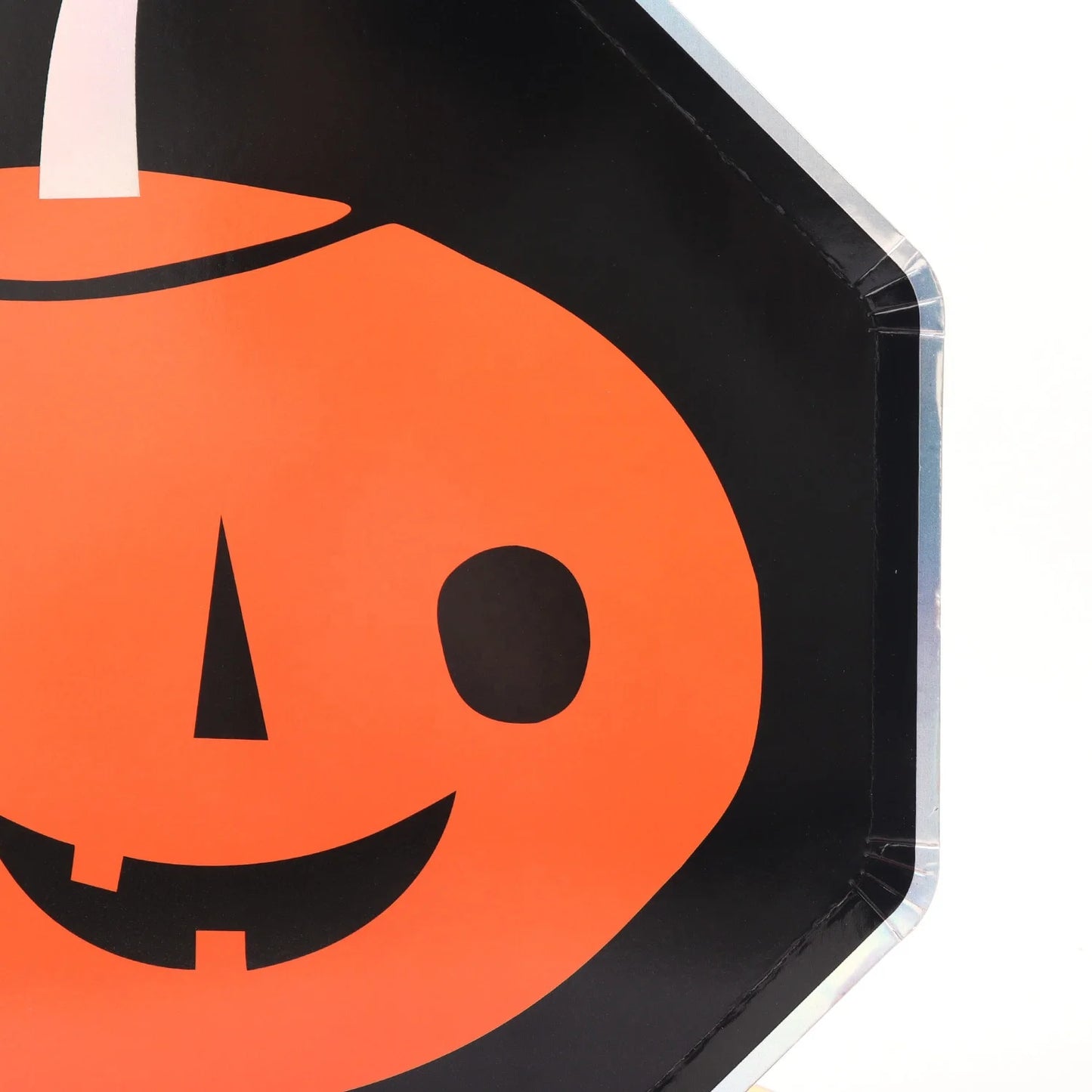 Halloween & Dead Days 9 'Halloween BOO Pumpkin Ghosts Witch Partyware Set Halloween Disposable Paper Plate for Kids & Adults Serve 24