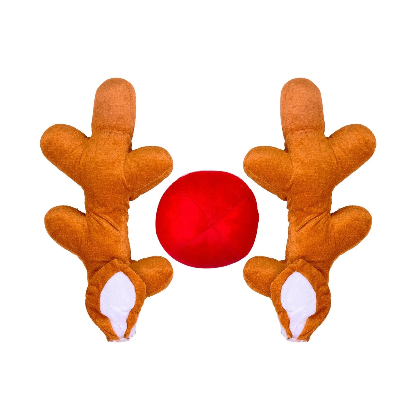 Christmas car decoration Santa nose Christmas reindeer antler decoration