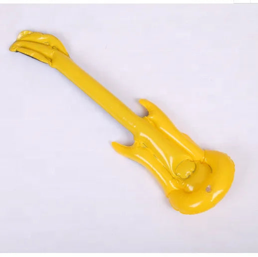 Party Music Accessories Rockstar 6-Color Waterproof Instrument Toy Inflatable Electric Guitar