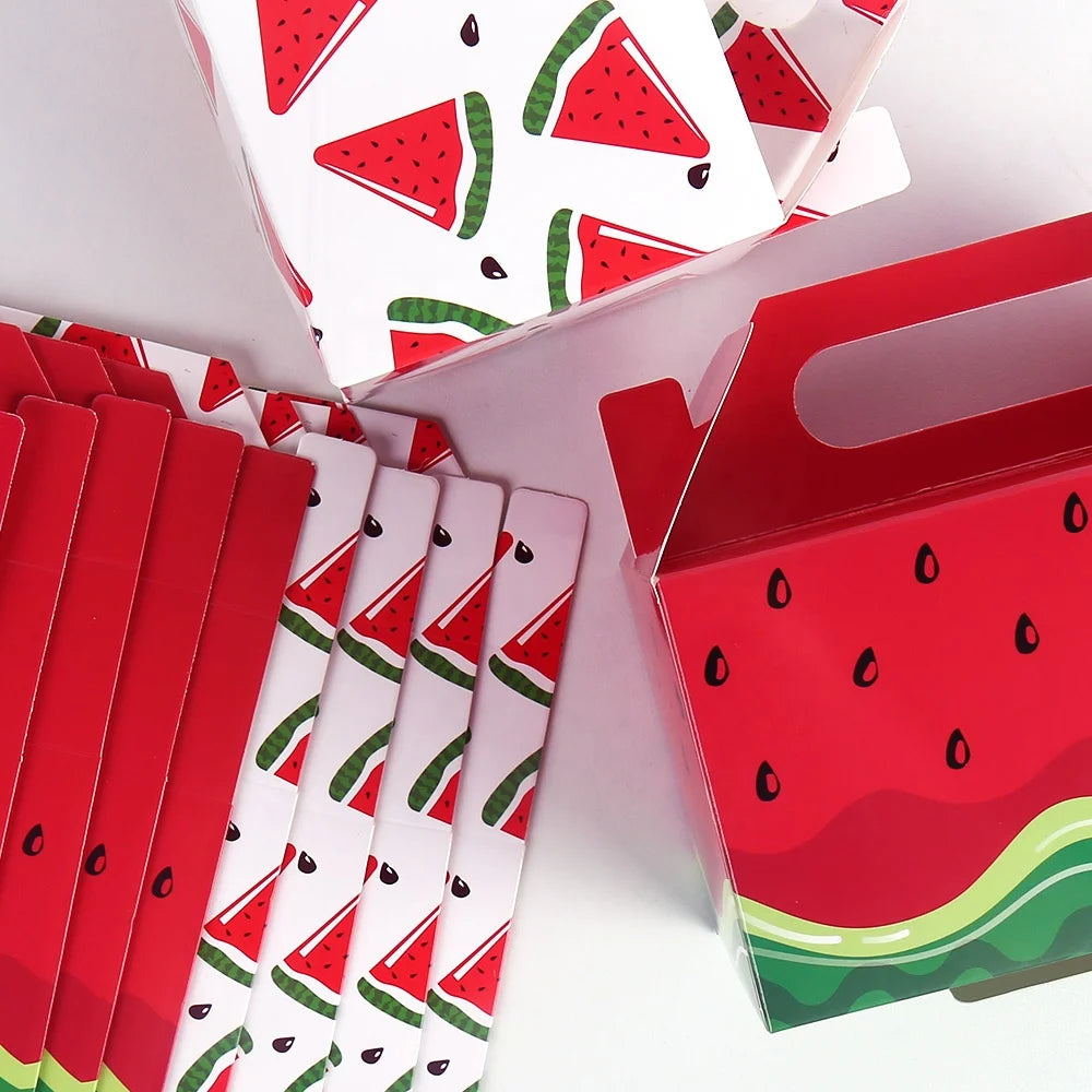 Watermelon Party Supplies Summer Party Candy Box Gift Bag Candy Gift Box