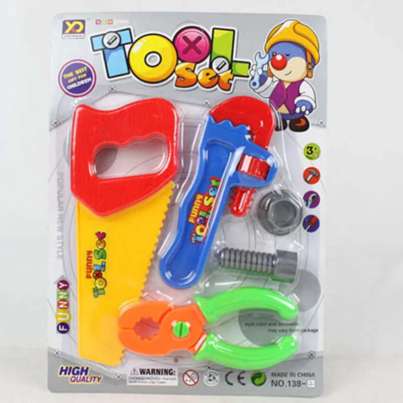Birthday Party 2 Pretend Cosplay Costume Cosplay Engineer Toy Set Children's Birthday Gift Boy Wrench Set Engineer Toy