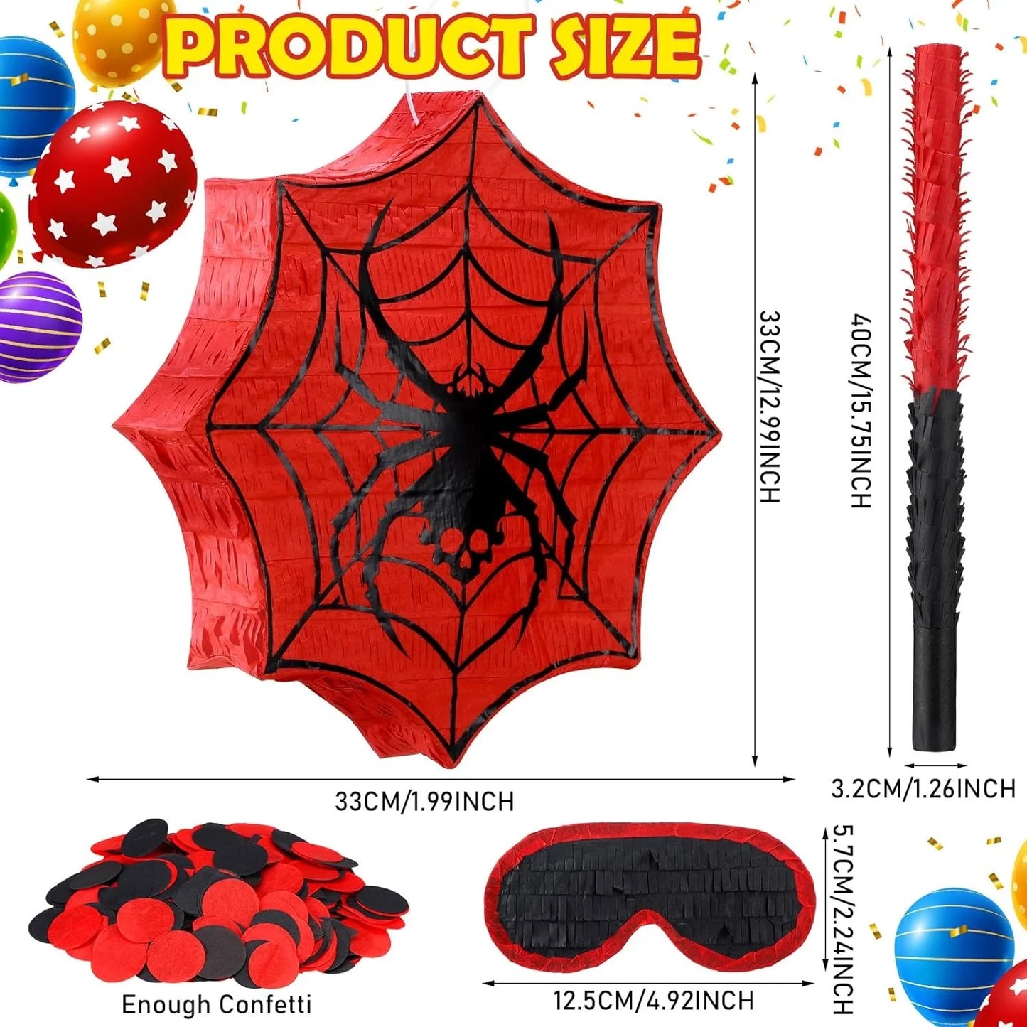 Birthday Party 2 Favorites Spider Pinata as a Birthday Party Favorite