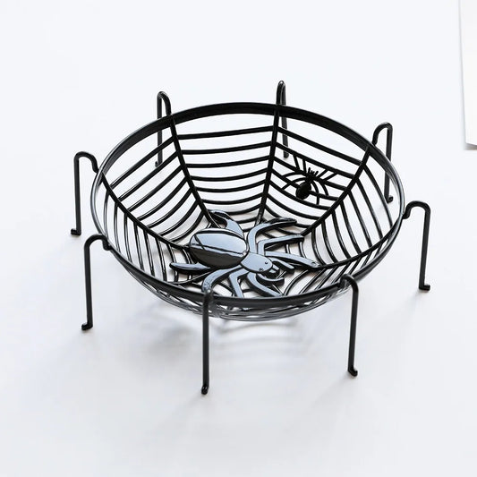 Halloween & Day of the Dead Storage Baskets Halloween Party Favors Plastic Hand Grab Candy Containers Spider Web Baskets Halloween Candy Rack Bowls
