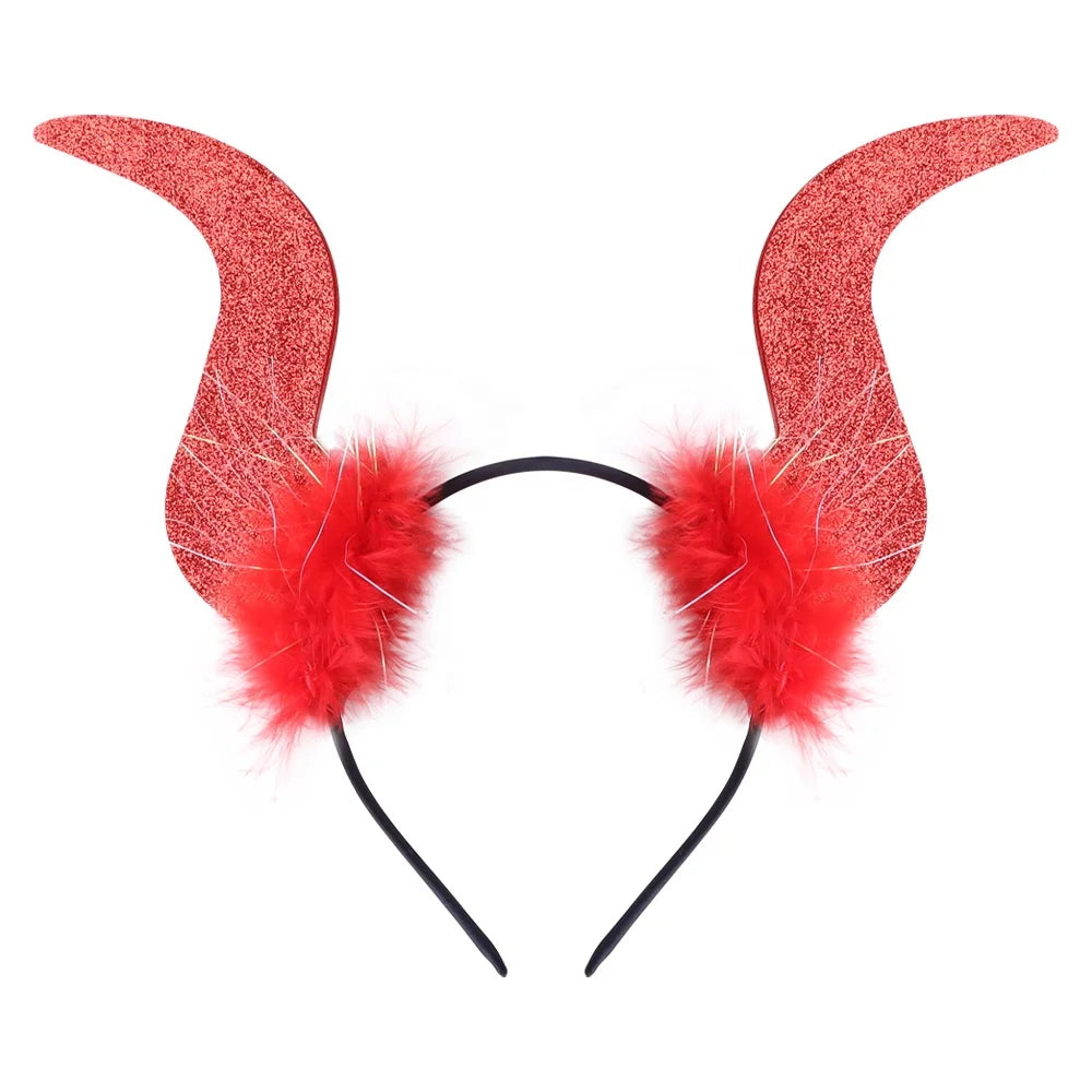 Halloween & Day of the Dead Devil Costume Set Evil Wings Devil Stick Devil Horn Cosplay Party Costume Accessories