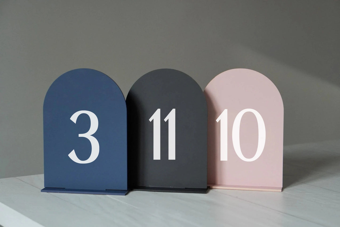1 Wedding party, monochrome acrylic table number Event table setting Modern wedding logo Salvia green wedding decoration Acrylic wedding table number
