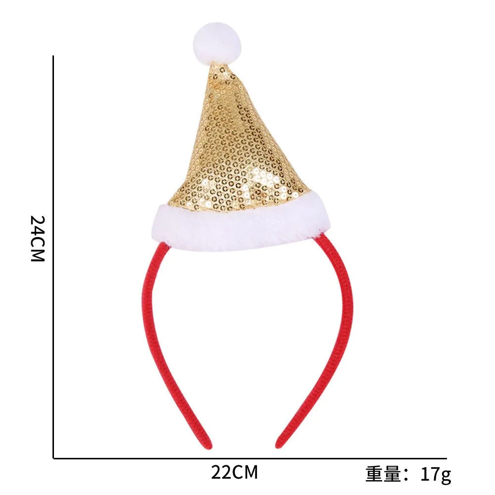 Halloween & Day of the Dead Wholesale Christmas Party Supplies Present Creative Christmas Promotions Santa Hat Headband