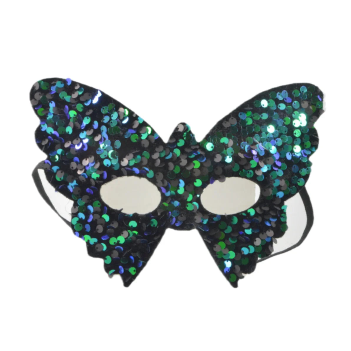 Wholesale Holiday Party Masquerade Ball Mask Butterfly Sequins Shiny Eye Mask Cosplay Fairy Cloth Props