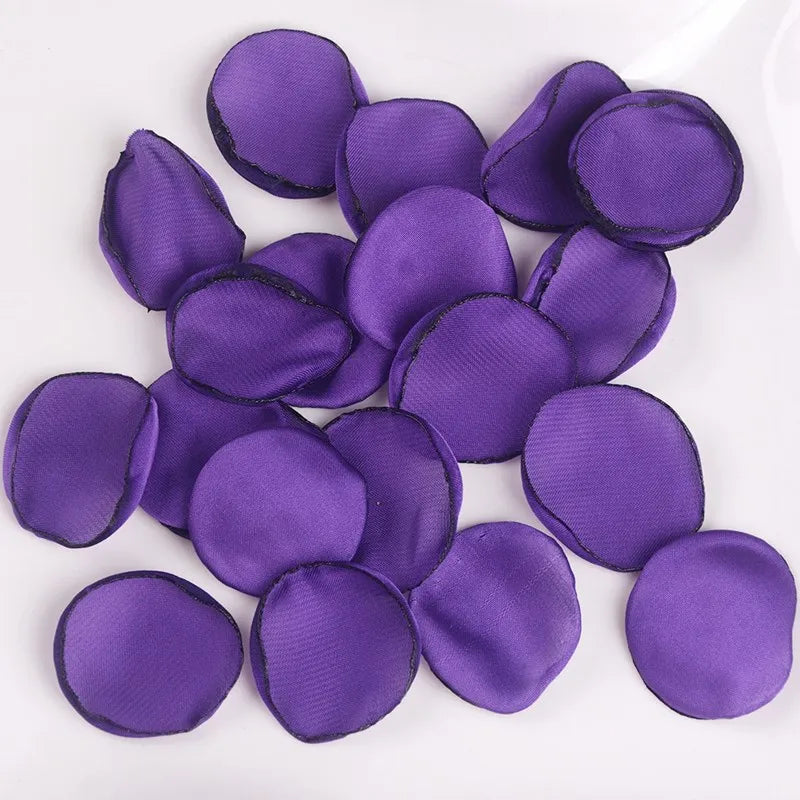 1 wedding party 200 pieces silk rose petals wedding flower girl table center ornament aisle confetti bride is valentine's petal decoration