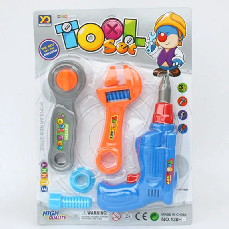 Birthday Party 2 Pretend Cosplay Costume Cosplay Engineer Toy Set Children's Birthday Gift Boy Wrench Set Engineer Toy