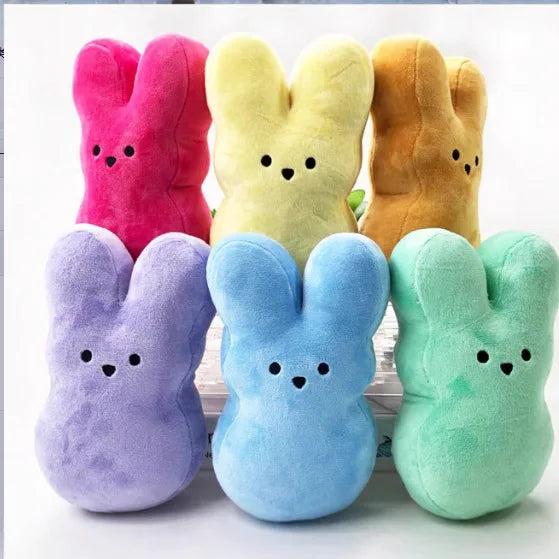 Easter and Thanksgiving 3 Amazon Peep Bunny Easter Bunny Plush Toy Christmas Holiday Cross-Border New Products