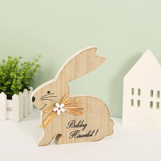 Easter and Thanksgiving 3 Best Sellers Easter Decor Wooden Rabbit Rabbit Home Easter Ornament Table Signage Interior