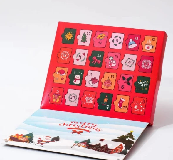2025 DIY advent calendar christmas countdown gift box christmas holiday gift christmas 24 empty advent calendar box 