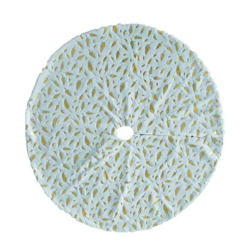 Christmas Tree Dress Christmas Ornaments Holiday Supplies Hot Sale Plush Tree Dress Pure Christmas Tree Dress Ornaments