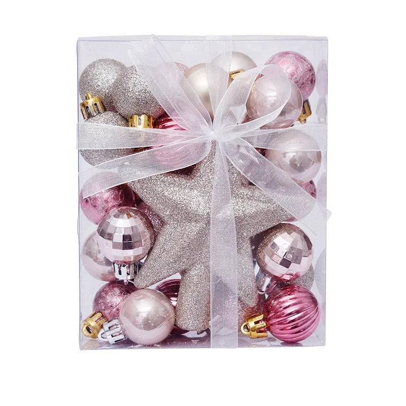 2023 Hot Christmas Ornaments 30mm 30 Pieces Christmas Mini Ball Ornaments Christmas Ball Ornaments
