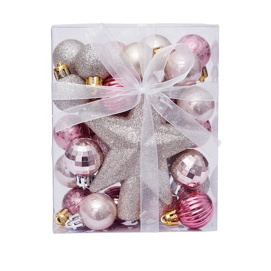 2023 Hot Christmas Ornaments 30mm 30 Pieces Christmas Mini Ball Ornaments Christmas Ball Ornaments
