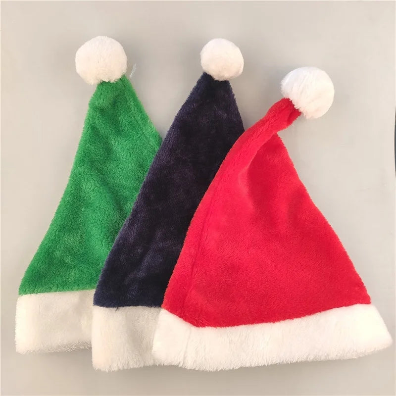 Classic Christmas Hat Christmas Plush Santa Hat