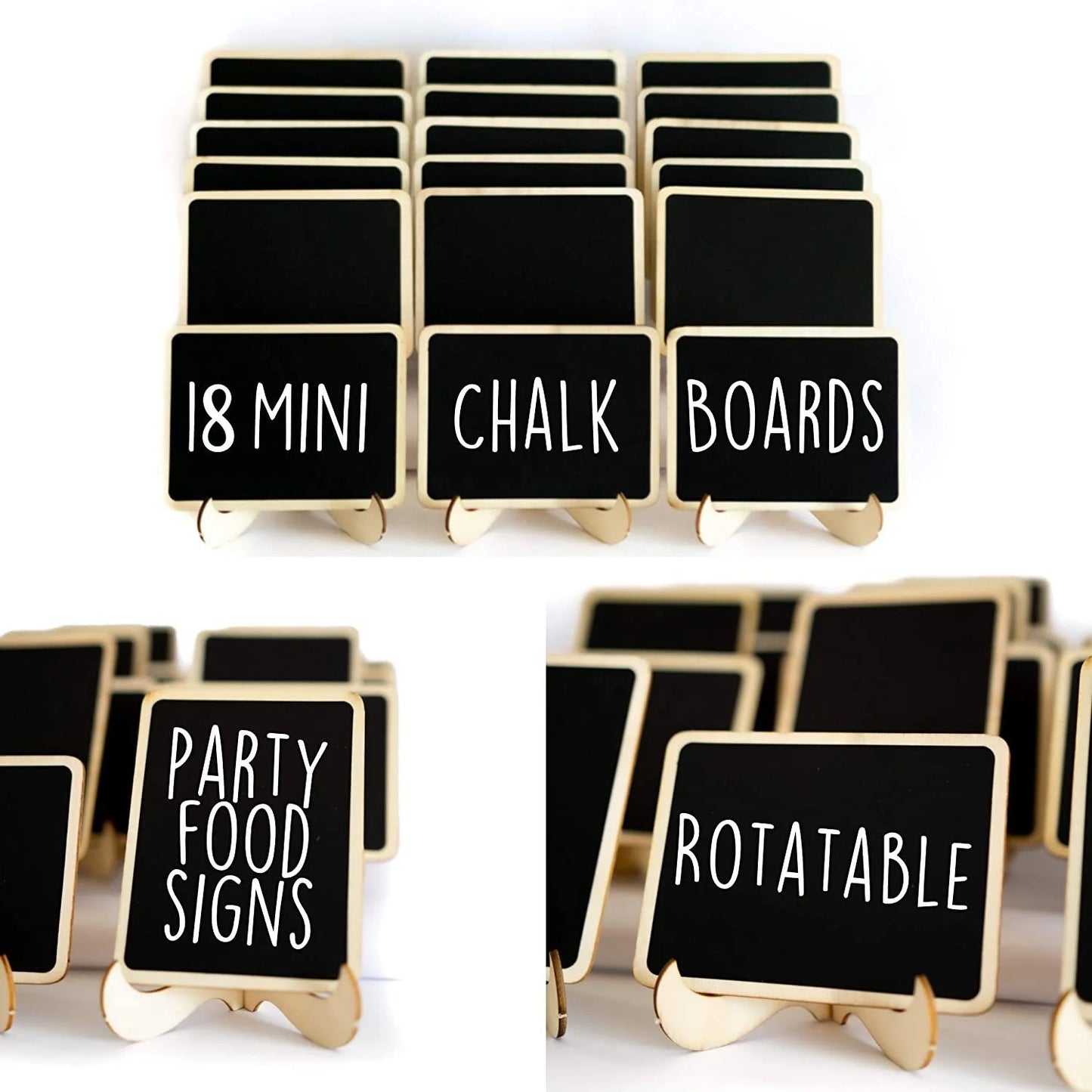 Wooden Crafts, Wooden Wedding Signs Plywood Small Blackboard Signs Wooden Personality Message Blackboard Party Signs